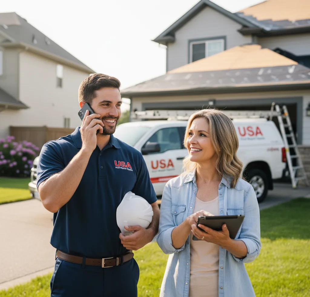 USA Roof Repair Experts customer support in Beverly